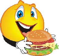 Smiley with Burger